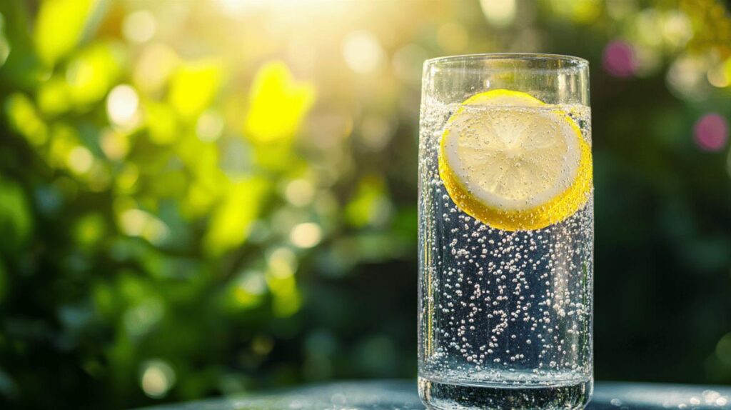 Les bienfaits rafraîchissants de l’eau pétillante saveur citron