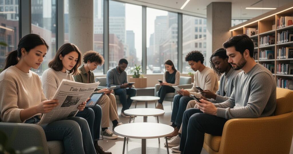 Comment la consommation d&rsquo;information évolue face aux défis du numérique et des réseaux sociaux
